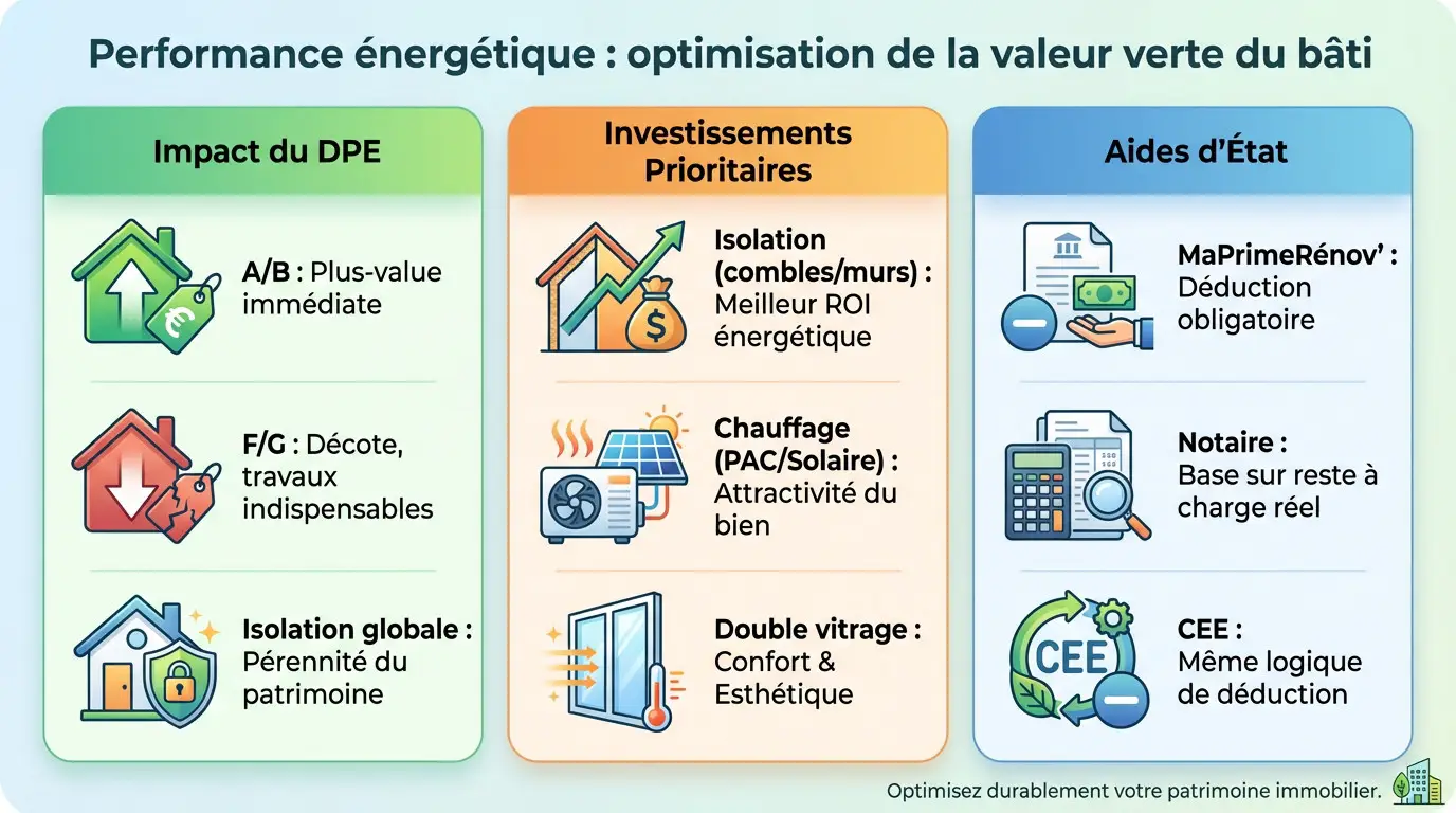 Rénovation énergétique d'un logement pour optimiser sa valeur verte et son DPE