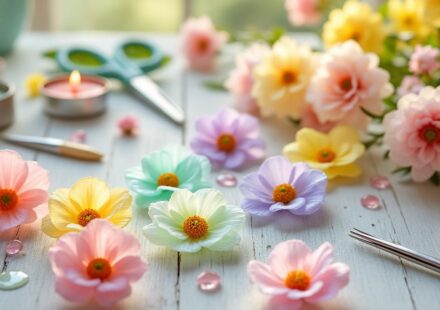 découvrez comment créer facilement des fleurs printanières colorées en utilisant de la cire de bougie. un diy original et simple pour apporter une touche de fraîcheur à votre décoration.