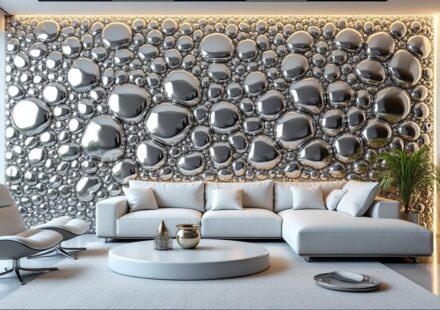 découvrez notre guide diy pour créer un mur de galets chromés ultra moderne et stylé, apportant une touche design et élégante à votre décoration intérieure.