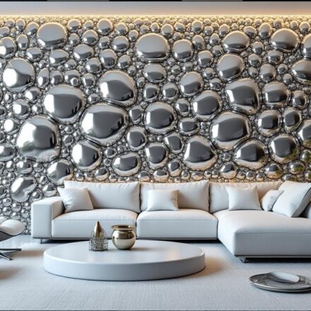 découvrez notre guide diy pour créer un mur de galets chromés ultra moderne et stylé, apportant une touche design et élégante à votre décoration intérieure.