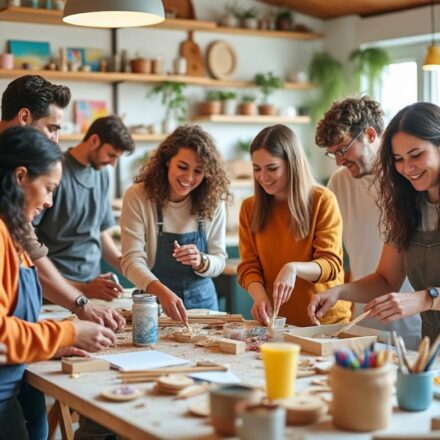 découvrez l'atelier de bricolage solidaire, un espace unique où entraide et créativité se rencontrent pour partager des compétences et réaliser des projets ensemble.