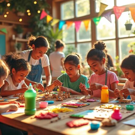 découvrez comment l'atelier de bricolage à vernoil-le-fourrier émerveille les enfants en stimulant leur créativité et leur apprentissage ludique.