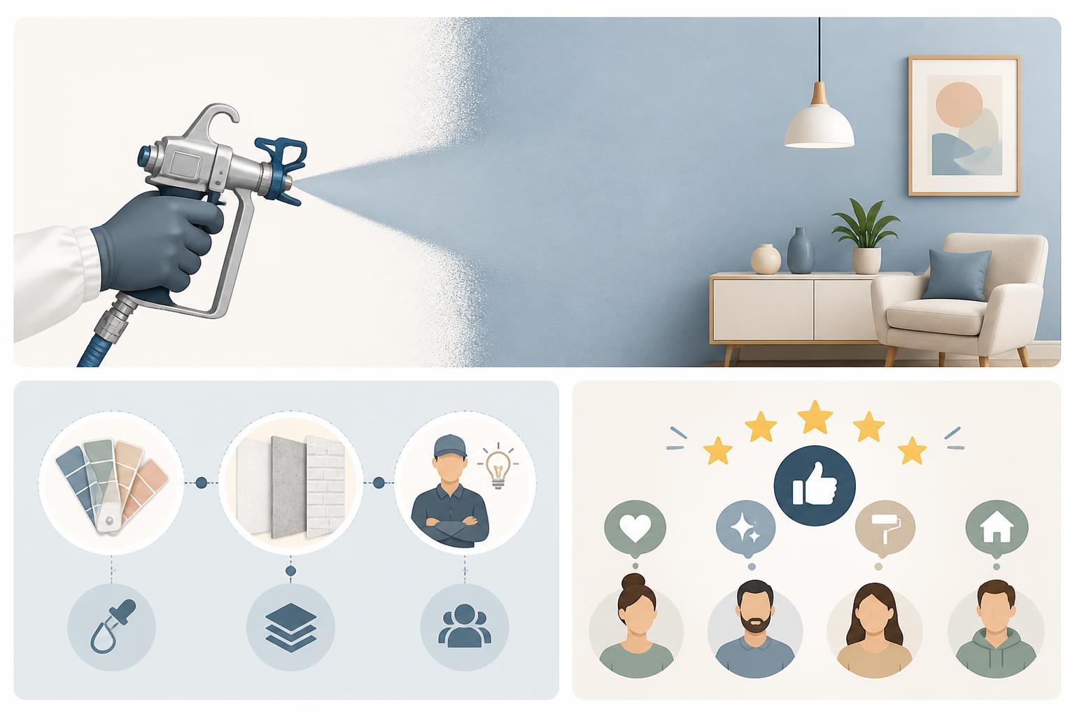 airless déco : expert en peinture par projection, nous offrons des services personnalisés adaptés à vos besoins, avec des retours clients fiables pour garantir votre satisfaction.