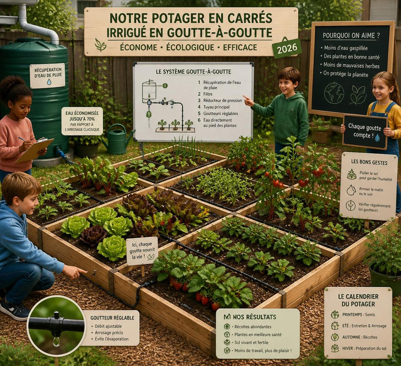 découvrez comment installer un systÚme d'arrosage goutte-à -goutte en 2026 pour économiser de l'eau et choisir le matériel adapté à vos besoins de jardinage.