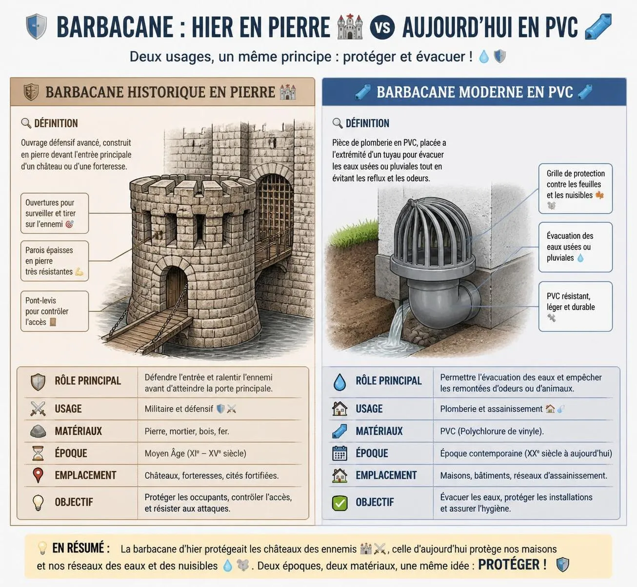 découvrez le rôle essentiel, les méthodes d'installation et les conseils d'entretien pour une barbacane de mur efficace dans le drainage de votre bâtiment.