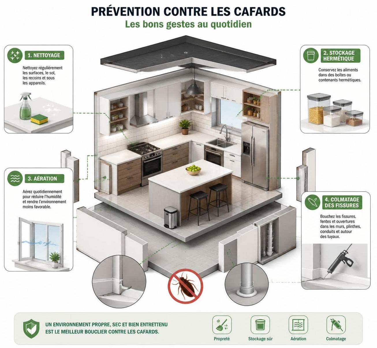 découvrez notre guide complet pour éliminer définitivement les cafards de votre maison grâce à des méthodes efficaces et faciles à appliquer.