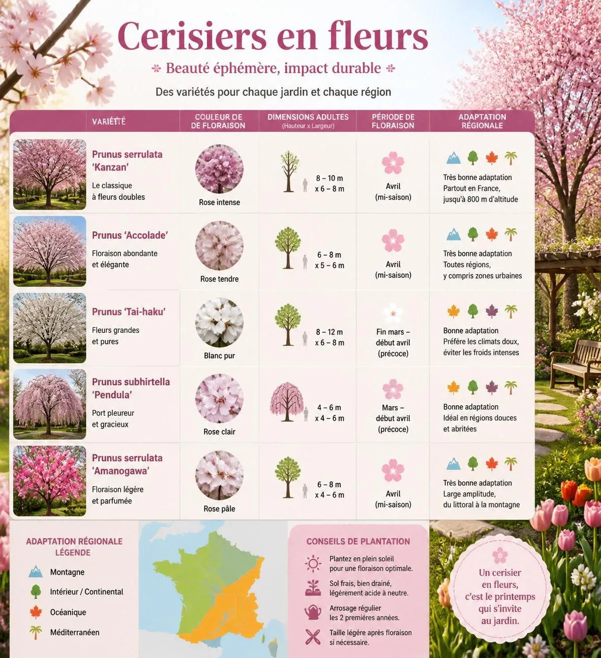découvrez notre guide complet 2026 sur le cerisier en fleurs : conseils de plantation, astuces d'entretien et présentation des principales variétés pour un jardin fleuri et harmonieux.