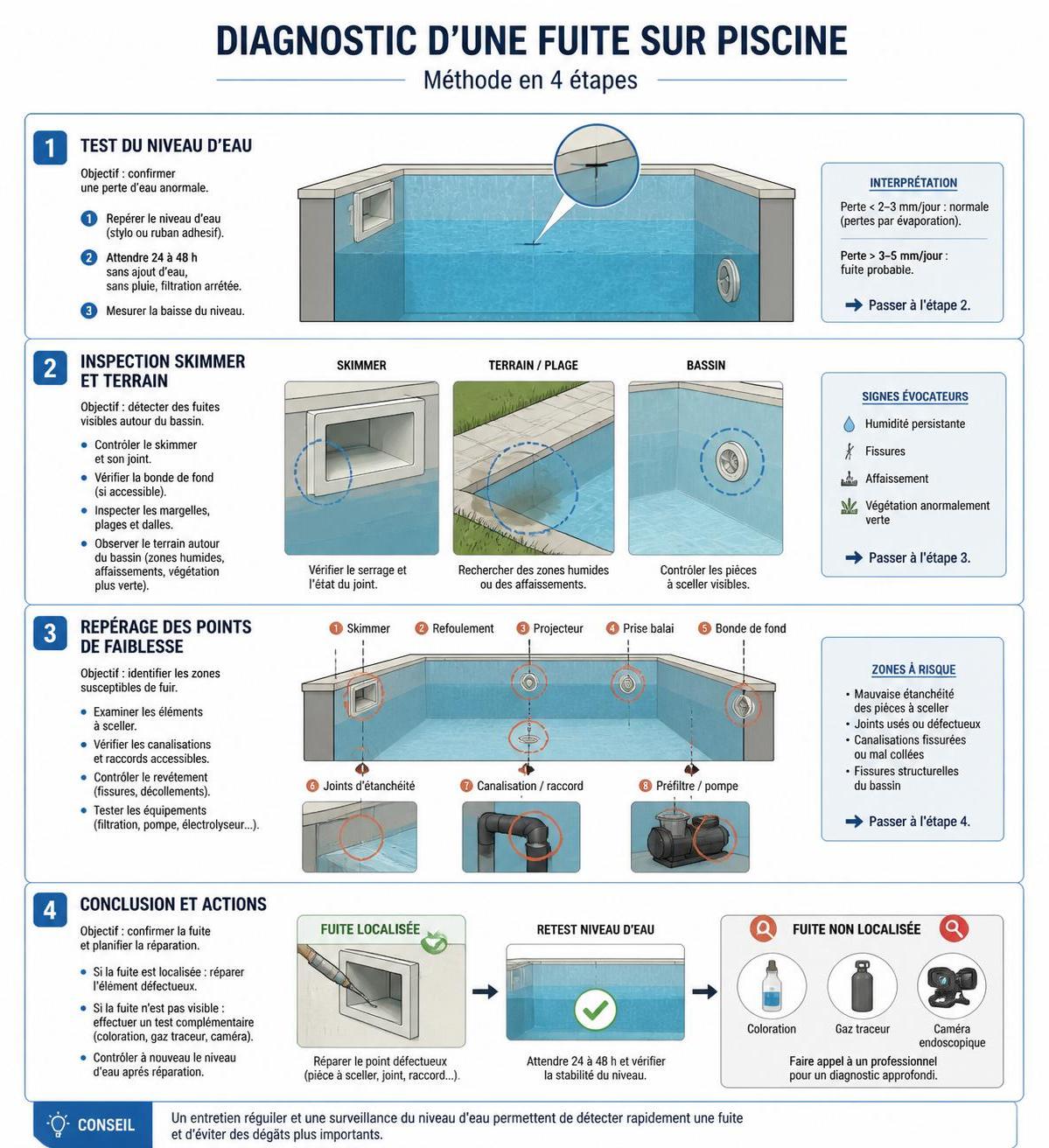 dĂ©couvrez l'efficacitĂ© rĂ©elle des colmateurs de fuites pour piscine grĂące aux avis dâexperts et aux rĂ©sultats de tests approfondis. trouvez la solution idĂ©ale pour rĂ©parer rapidement votre piscine.