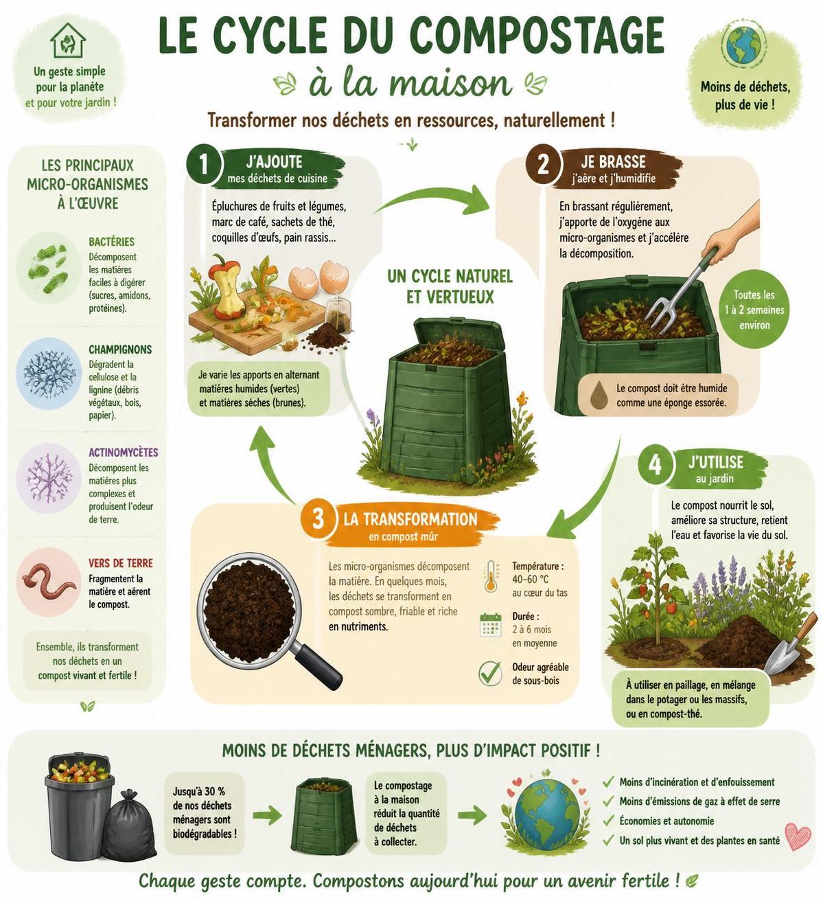 découvrez notre guide débutant pour apprendre à composter efficacement à la maison et réduire vos déchets tout en enrichissant votre jardin.
