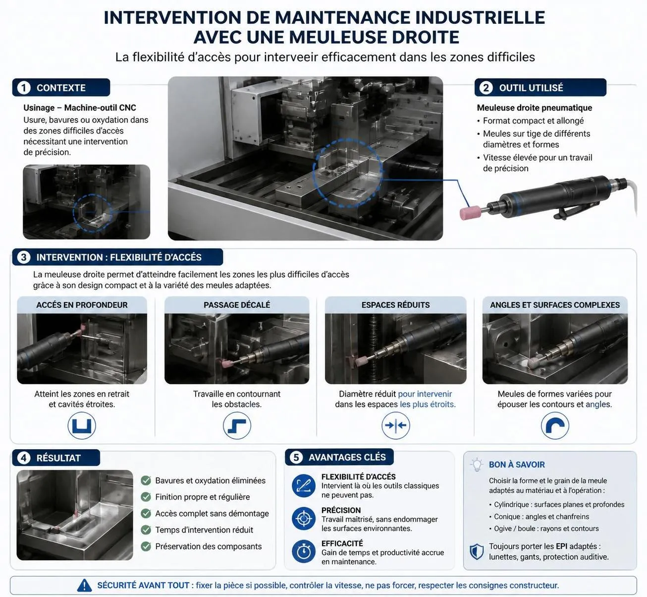 découvrez comment les meuleuses droites sont utilisées dans l'industrie et le bricolage pour des travaux précis, variés et efficaces. guide complet des applications et conseils d'utilisation.