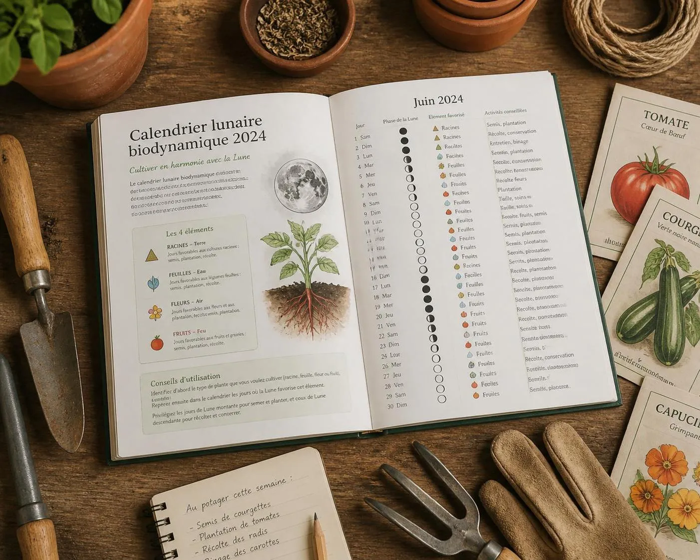 découvrez comment la lune influence le jardinage, entre traditions ancestrales et découvertes scientifiques pour cultiver au rythme des phases lunaires.