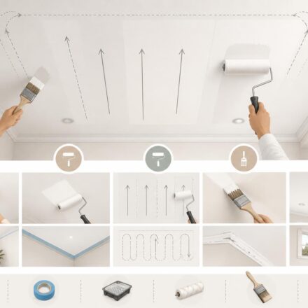 Peinture plafond : technique professionnelle pour éviter les traces découvrez les techniques professionnelles pour peindre votre plafond sans laisser de traces. astuces et conseils pour un résultat lisse et impeccable.