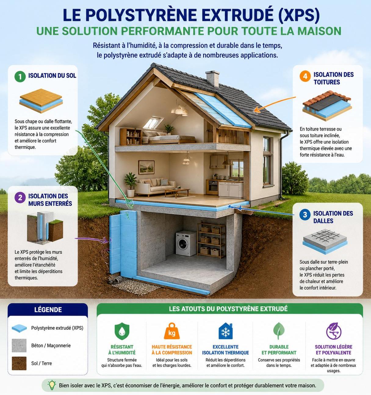 découvrez notre guide complet 2026 sur le polystyrène extrudé pour l'isolation efficace des sols, murs et dalles. conseils, avantages et applications pour améliorer votre confort thermique.