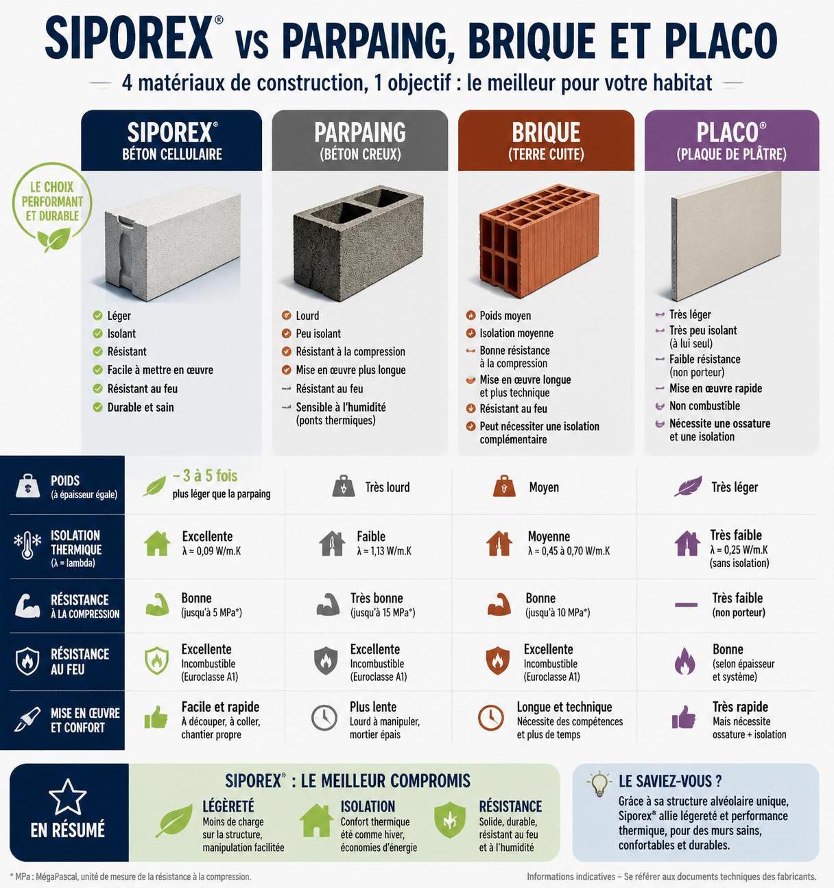 découvrez notre guide complet sur le siporex béton cellulaire : techniques de coupe, méthodes de pose et principaux avantages pour vos projets de construction et rénovation.