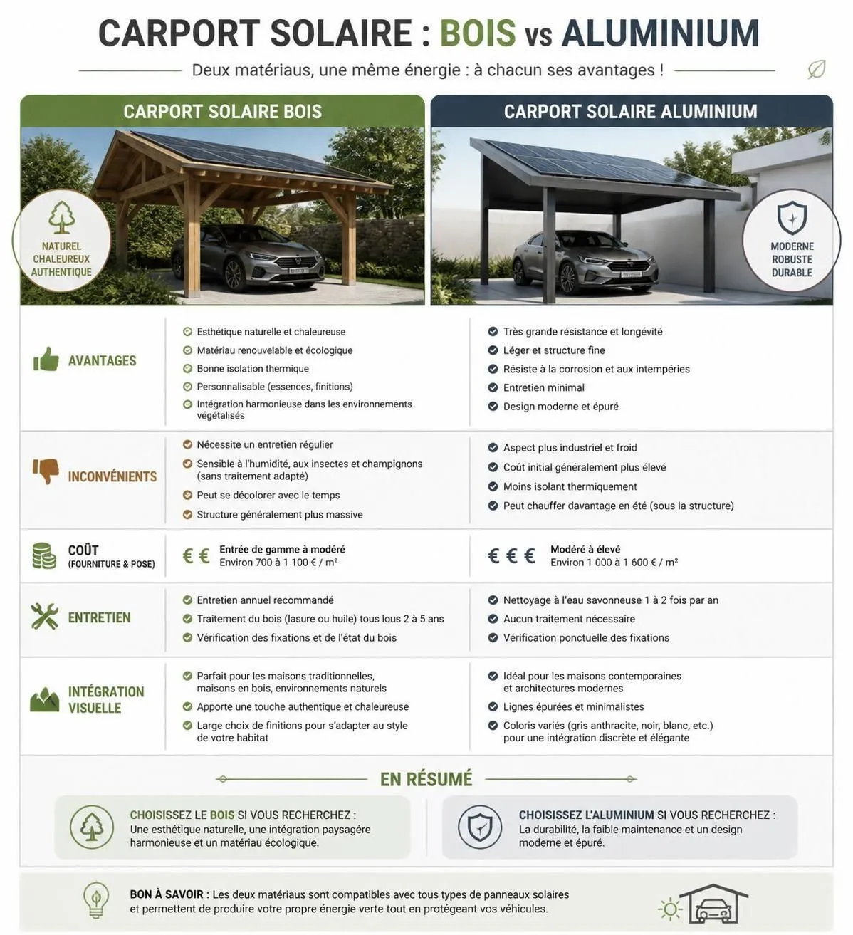 découvrez tout sur le carport solaire : prix, installation, avantages et conseils essentiels pour bien préparer votre projet d'abri solaire.