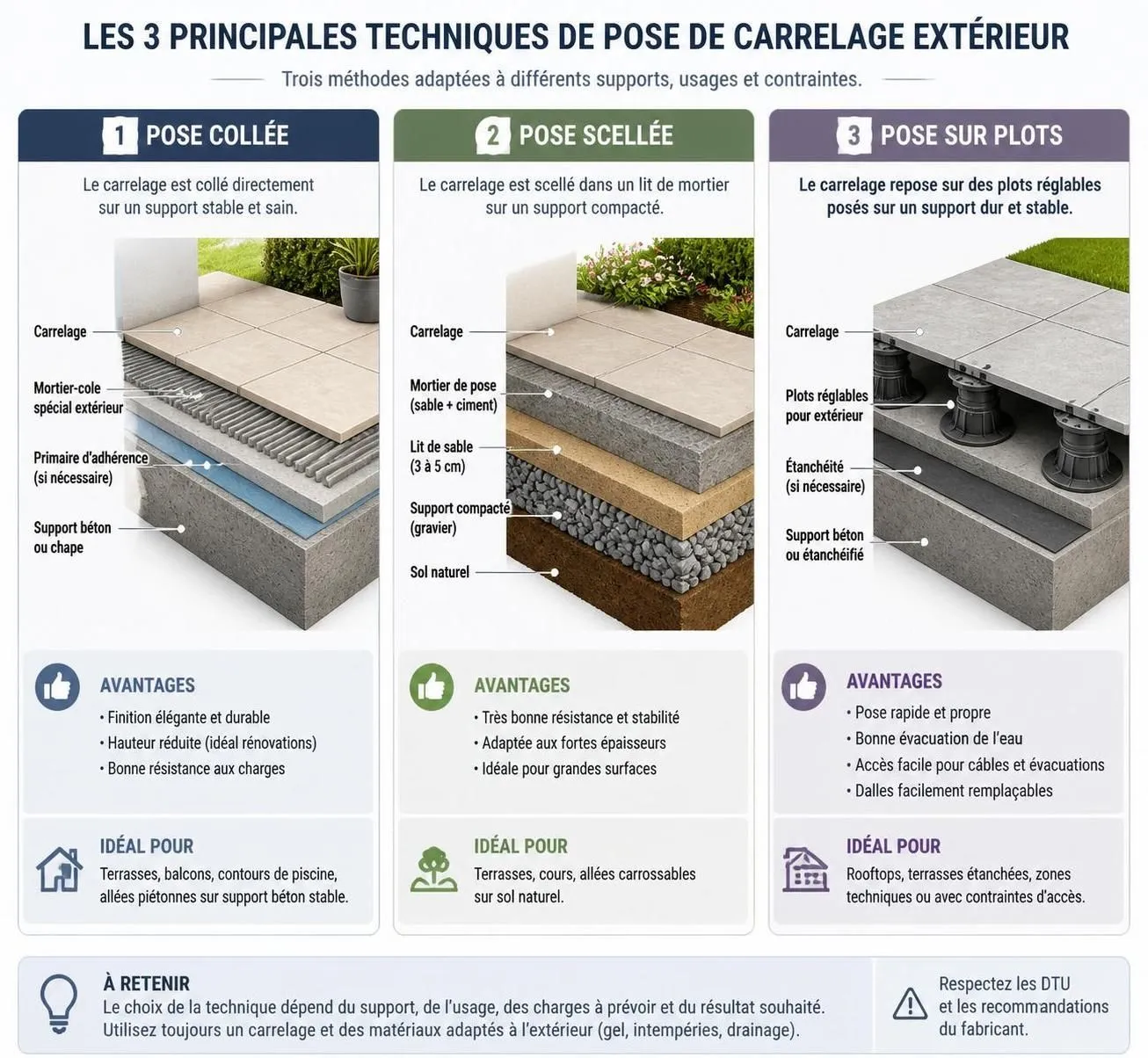 découvrez notre guide complet sur le carrelage pour terrasse extérieure : conseils techniques, choix des matériaux et étapes de pose pour une installation durable et esthétique.
