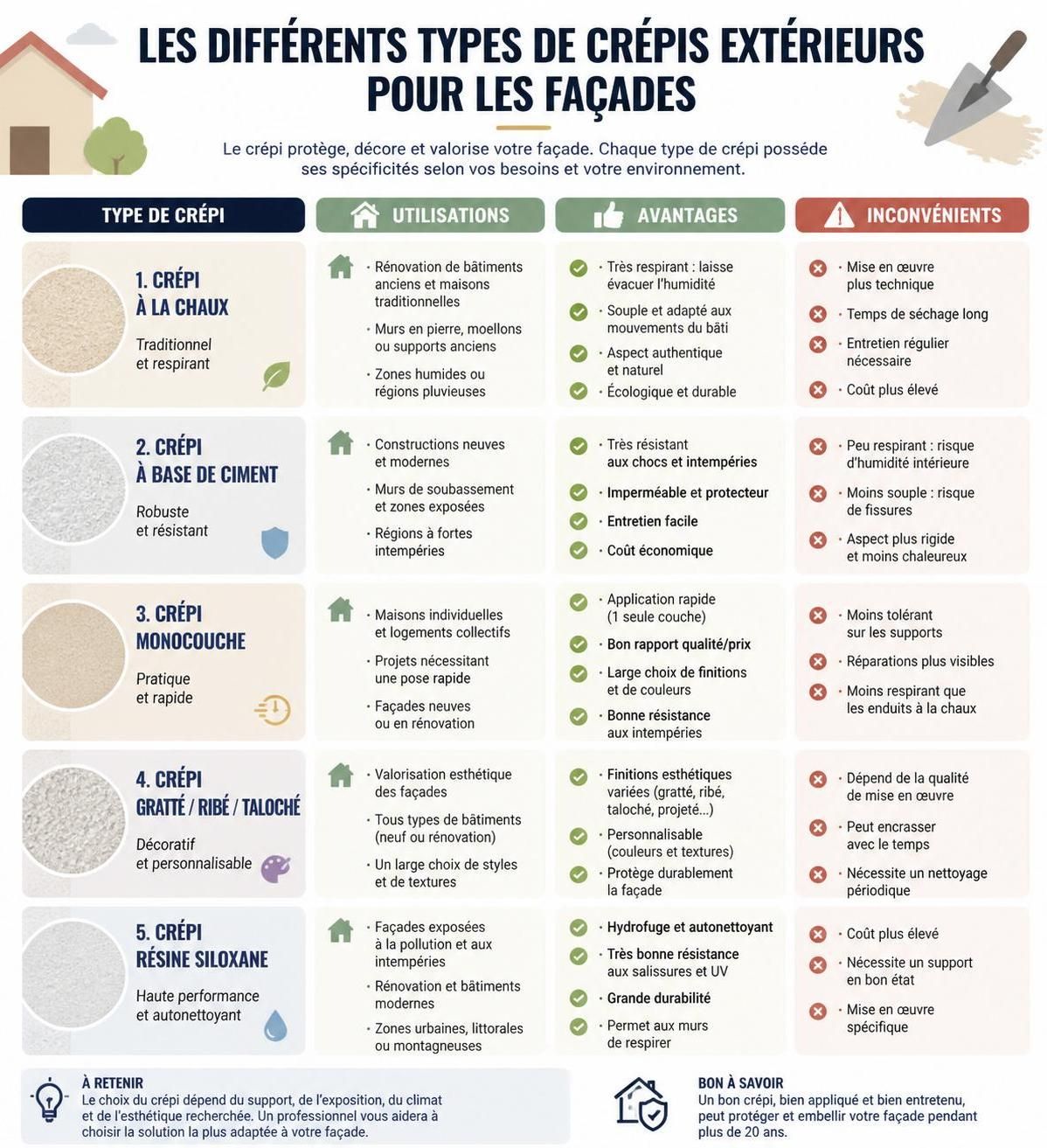 découvrez notre guide complet 2026 sur le crépi extérieur façade : prix, conseils de pose et finitions pour sublimer votre maison.