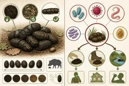 Crotte de sanglier : reconnaître ses signes distinctifs et comprendre les dangers pour la santé découvrez comment identifier les crottes de sanglier et comprenez les risques sanitaires associés pour mieux vous protéger en pleine nature.