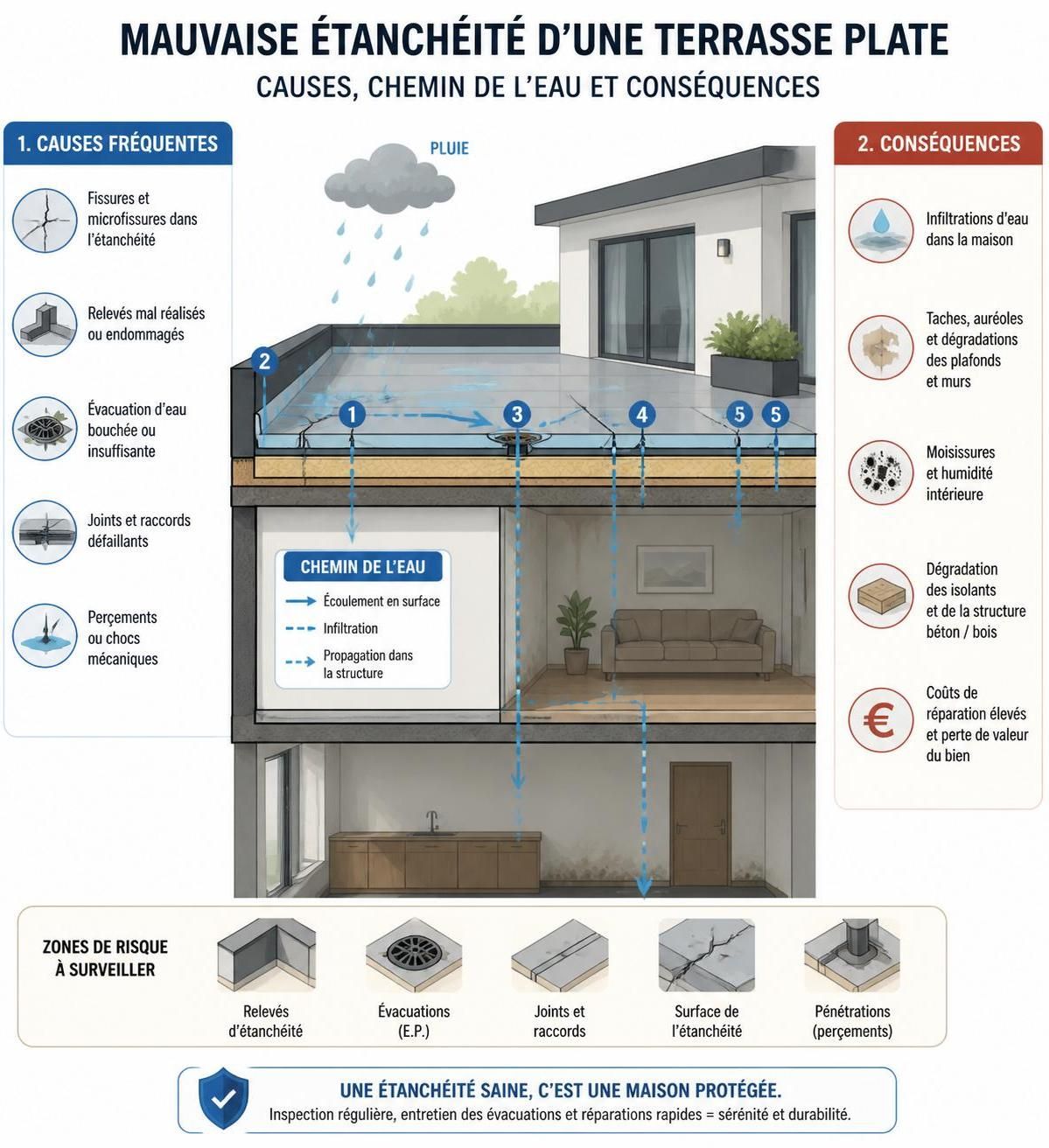 découvrez les meilleures solutions d'étanchéité pour terrasse plate, avec un guide complet des prix et conseils pratiques destinés aux propriétaires.
