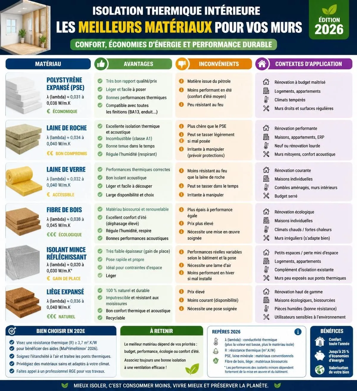 découvrez tout sur l'isolation des murs intérieurs en 2026 : méthodes efficaces, matériaux adaptés et estimation des coûts pour optimiser votre confort thermique et réduire vos dépenses énergétiques.