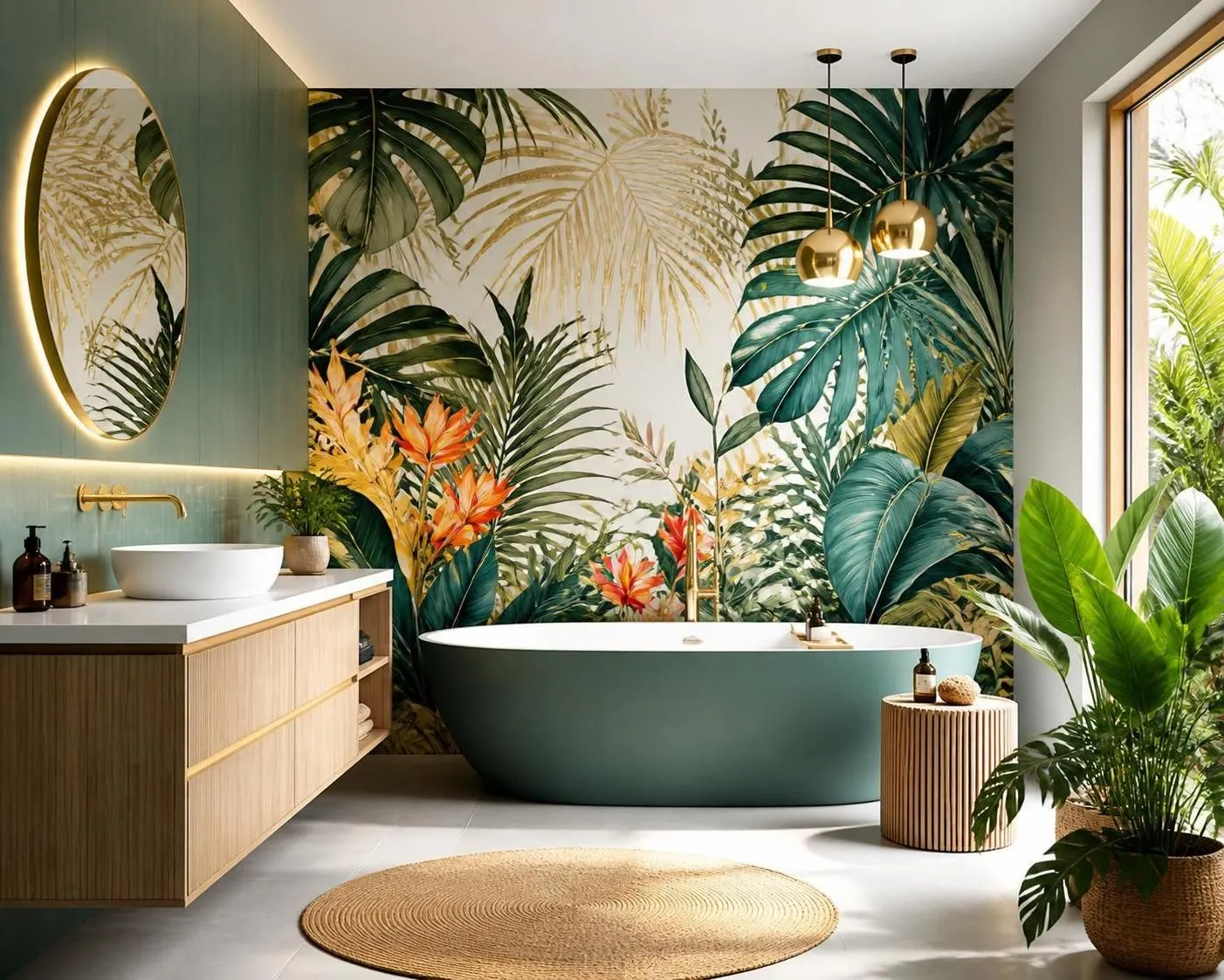 découvrez comment choisir un papier peint résistant pour votre salle de bain et suivez nos conseils pour le poser facilement et sans erreur.