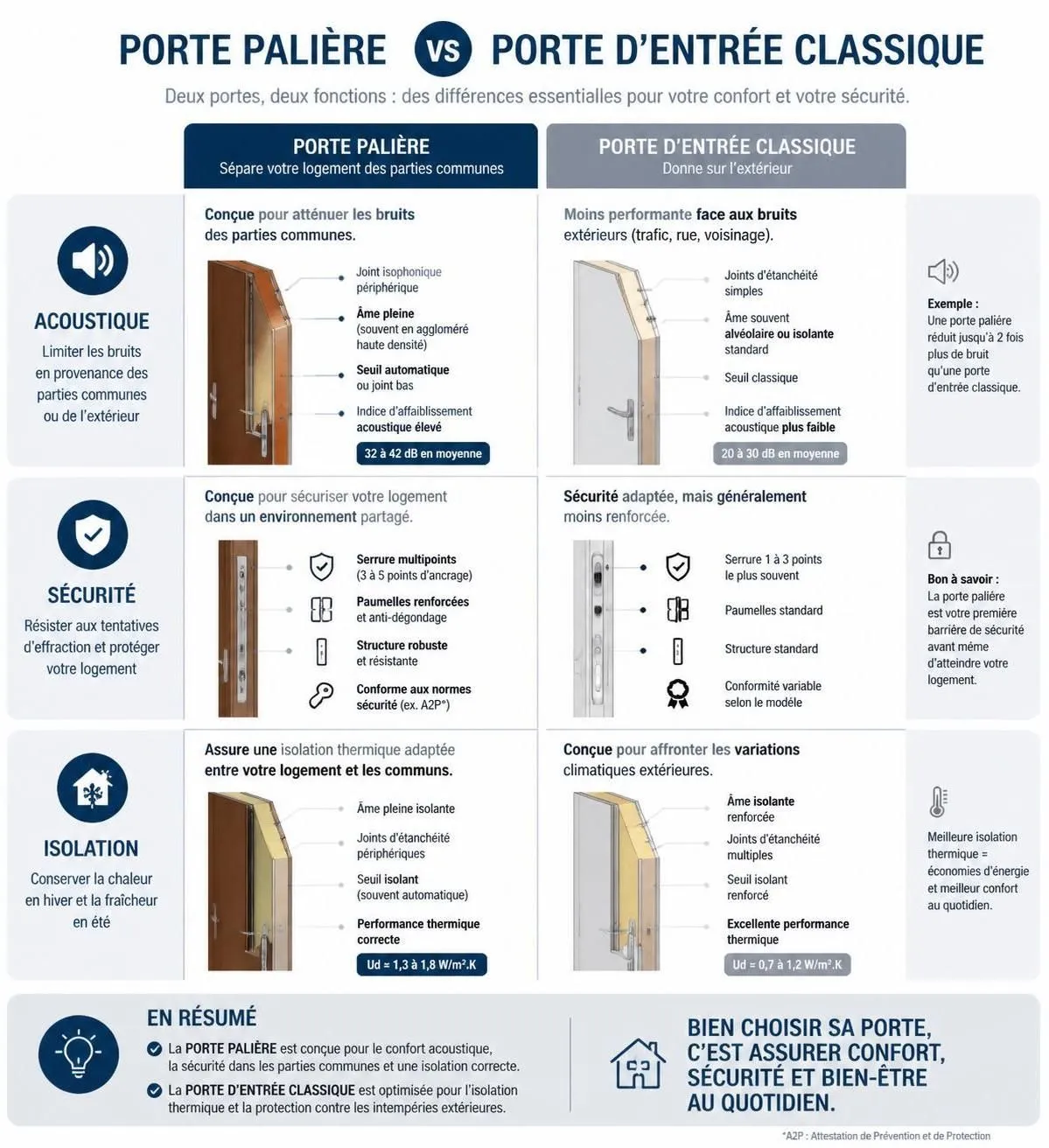 découvrez comment choisir la porte palière idéale et les signes indiquant qu'il est temps de la remplacer pour garantir la sécurité de votre logement.