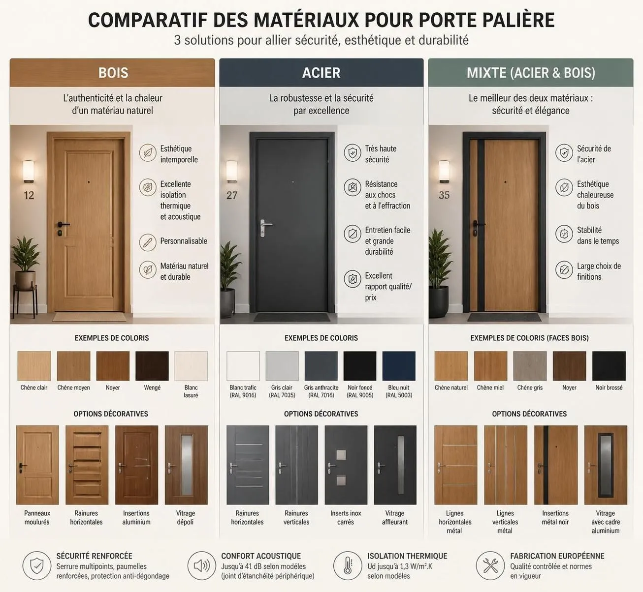 découvrez comment choisir la porte palière idéale et savoir quand la remplacer pour garantir une sécurité optimale dans votre habitation.