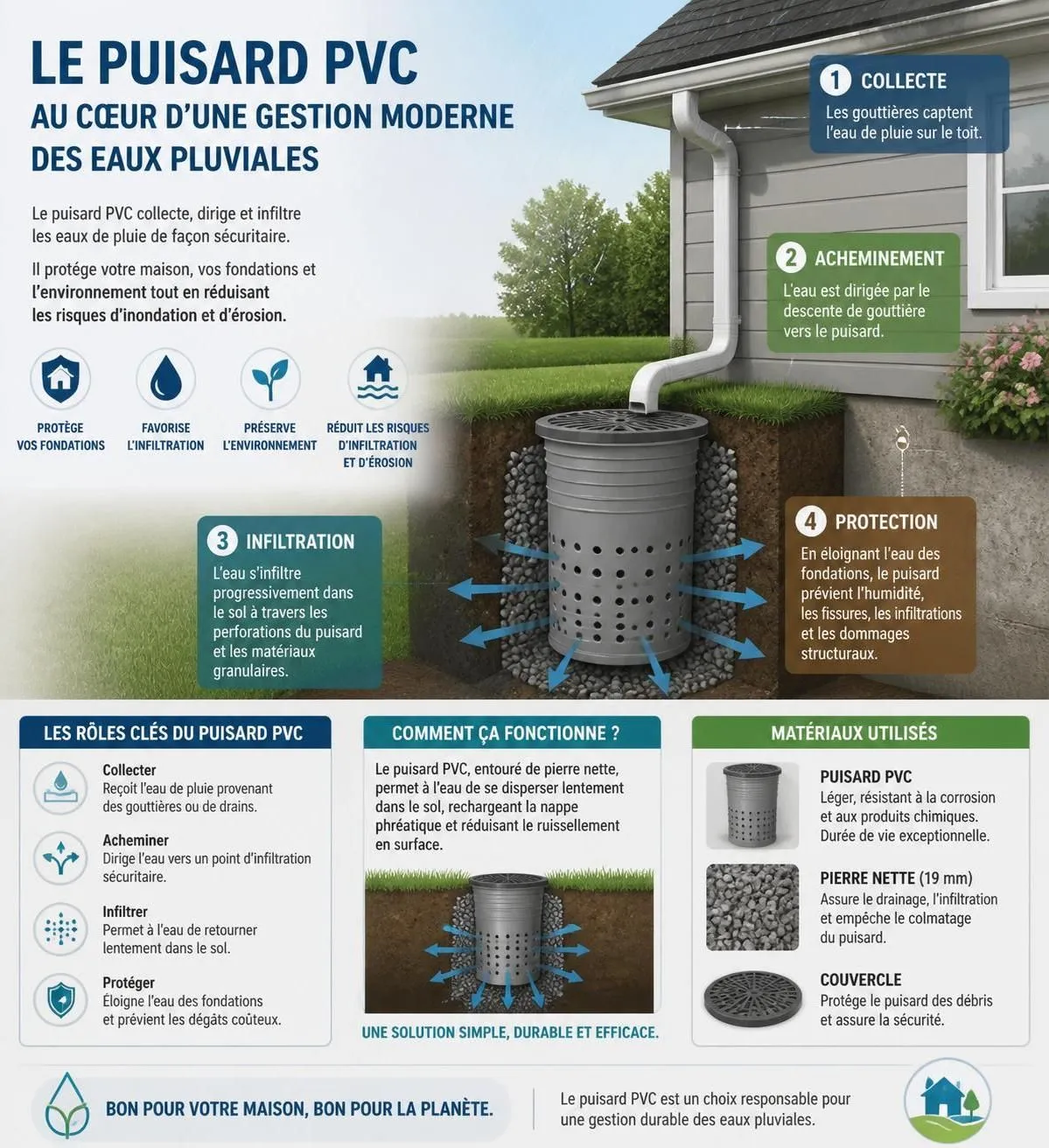 découvrez notre guide complet 2026 pour l'installation, le drainage et l'entretien d'un puisard, afin d'assurer une gestion efficace des eaux pluviales et prévenir les problèmes d'humidité.
