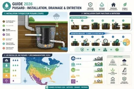 Puisard : guide installation drainage et entretien 2026 découvrez notre guide complet 2026 pour l'installation, le drainage et l'entretien d'un puisard. conseils pratiques et astuces pour un système efficace et durable.