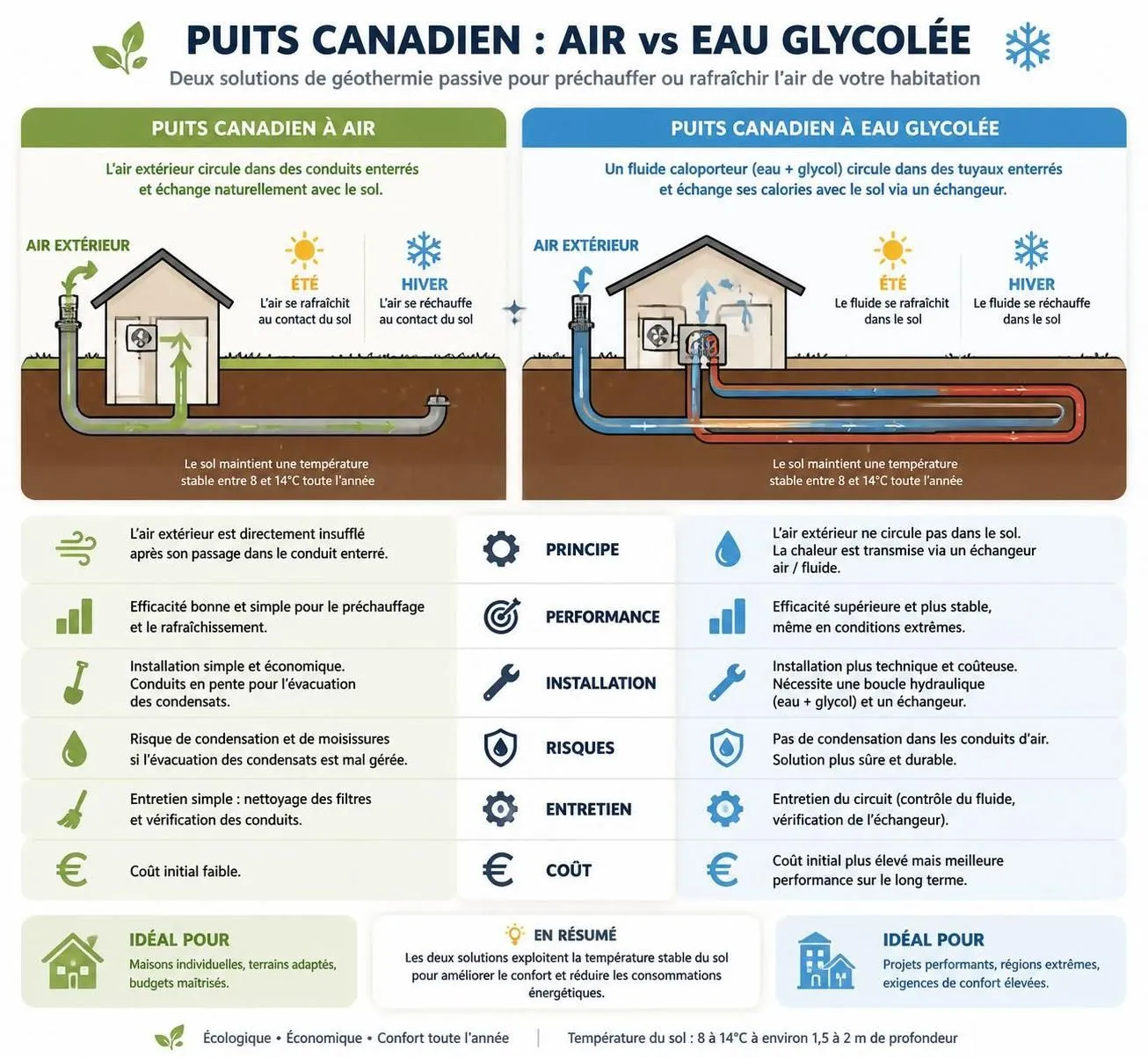 découvrez le fonctionnement du puits canadien, son installation et comment il permet de réaliser des économies d'énergie durables pour votre habitation.