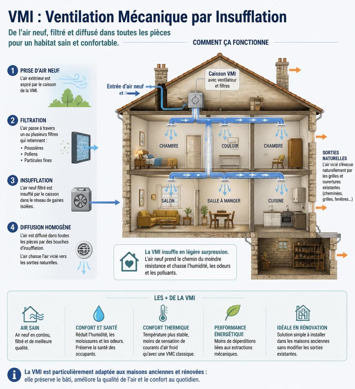 découvrez notre guide complet 2026 pour l'installation de la ventilation mécanique par insufflation (vmi), avec des conseils pratiques et les meilleures pratiques pour optimiser votre système.