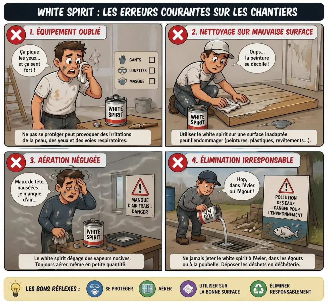 découvrez comment utiliser le white spirit en bricolage en toute sécurité, les précautions à prendre et les alternatives moins toxiques pour protéger votre santé et l'environnement.