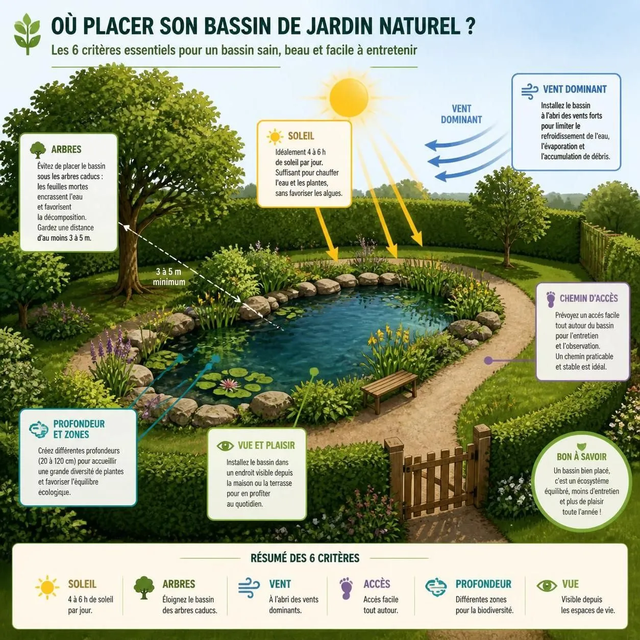 découvrez comment créer et entretenir un bassin de jardin naturel pour embellir votre espace extérieur et favoriser la biodiversité.