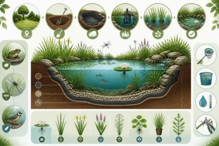 Bassin de jardin : comment créer et entretenir un point d’eau naturel découvrez comment créer et entretenir un bassin de jardin naturel pour embellir votre espace extérieur et favoriser la biodiversité.