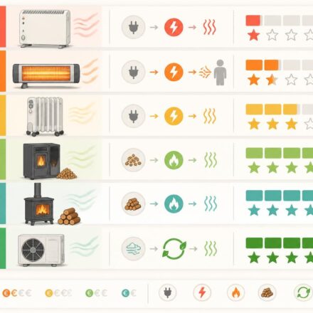 découvrez les 6 solutions de chauffage d'appoint économique, classées du moins au plus rentable, pour optimiser votre confort tout en maîtrisant vos dépenses énergétiques.