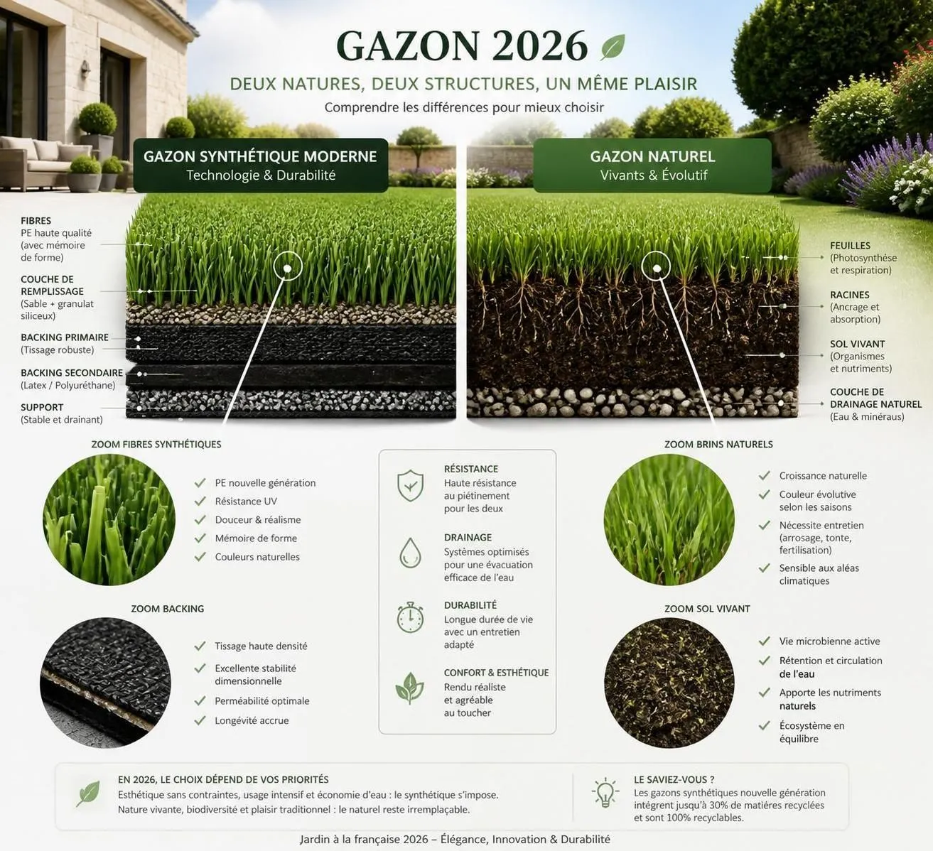 découvrez les avantages, les inconvénients et le coût de pose du gazon synthétique en 2026 pour aménager votre jardin de manière durable et esthétique.