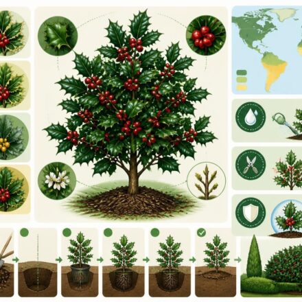 Houx au jardin : variétés, plantation et entretien découvrez les différentes variétés de houx, conseils pour la plantation et astuces d'entretien pour embellir votre jardin toute l'année.