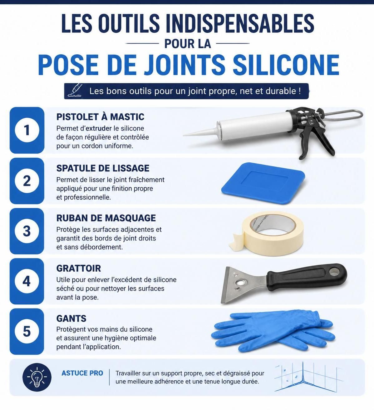 découvrez nos conseils pratiques pour appliquer correctement le mastic silicone et garantir une étanchéité parfaite dans votre salle de bain.