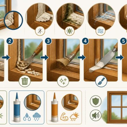découvrez quand et comment changer les joints d'une fenêtre en bois, et quels produits utiliser pour une étanchéité optimale et une longue durée de vie.