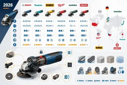 Meuleuse d’angle : guide d’achat et comparatif des meilleures marques 2026 découvrez notre guide d'achat complet et comparatif des meilleures meuleuses d'angle en 2026 pour choisir l'outil idéal selon vos besoins et votre budget.