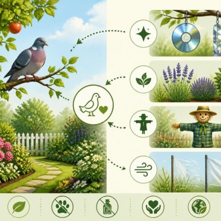 découvrez des méthodes efficaces et respectueuses pour éloigner le pigeon ramier de votre jardin sans lui faire de mal, afin de protéger votre espace naturel en toute harmonie.