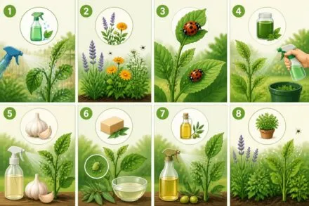 découvrez 8 remèdes naturels efficaces pour éliminer les pucerons de votre jardin sans utiliser de produits chimiques. protégez vos plantes de manière écologique et durable.