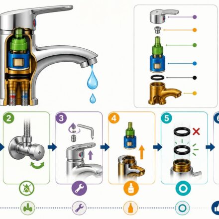 apprenez à réparer un robinet qui goutte grâce à notre guide détaillé pour réparer un mitigeur soi-même, étape par étape, et économisez sur vos factures d'eau.
