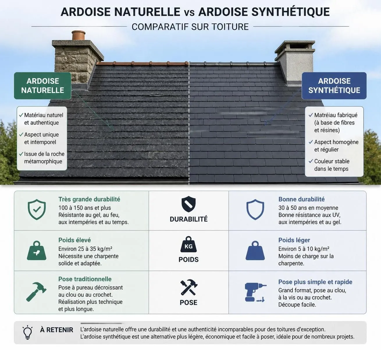 découvrez le prix au m² de la toiture en ardoise en 2026, ses avantages et ses inconvénients pour bien choisir votre couverture.