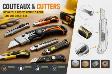 Couteau universel de chantier : comment choisir son cutter et les meilleurs modèles découvrez comment choisir le couteau universel de chantier idéal, avec notre guide complet et une sélection des meilleurs modèles pour tous vos travaux.