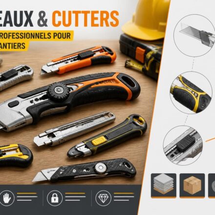 Couteau universel de chantier : comment choisir son cutter et les meilleurs modèles découvrez comment choisir le couteau universel de chantier idéal, avec notre guide complet et une sélection des meilleurs modèles pour tous vos travaux.