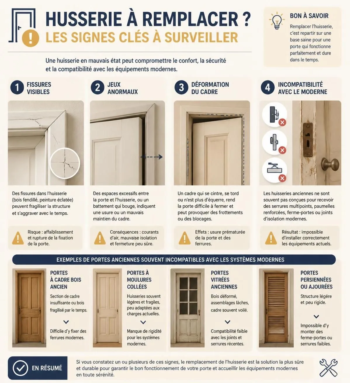 découvrez quand remplacer une huisserie de porte intérieure et apprenez à la poser vous-même grâce à nos conseils pratiques et faciles à suivre.