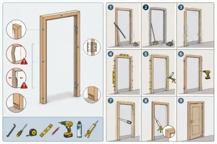 découvrez quand remplacer votre huisserie de porte intérieure et apprenez à la poser vous-même grâce à nos conseils pratiques et faciles à suivre.