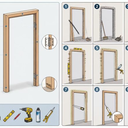 découvrez quand remplacer votre huisserie de porte intérieure et apprenez à la poser vous-même grâce à nos conseils pratiques et faciles à suivre.