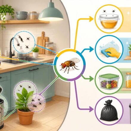 découvrez l'origine des moucherons dans votre cuisine et apprenez des méthodes efficaces pour les éliminer rapidement et durablement.